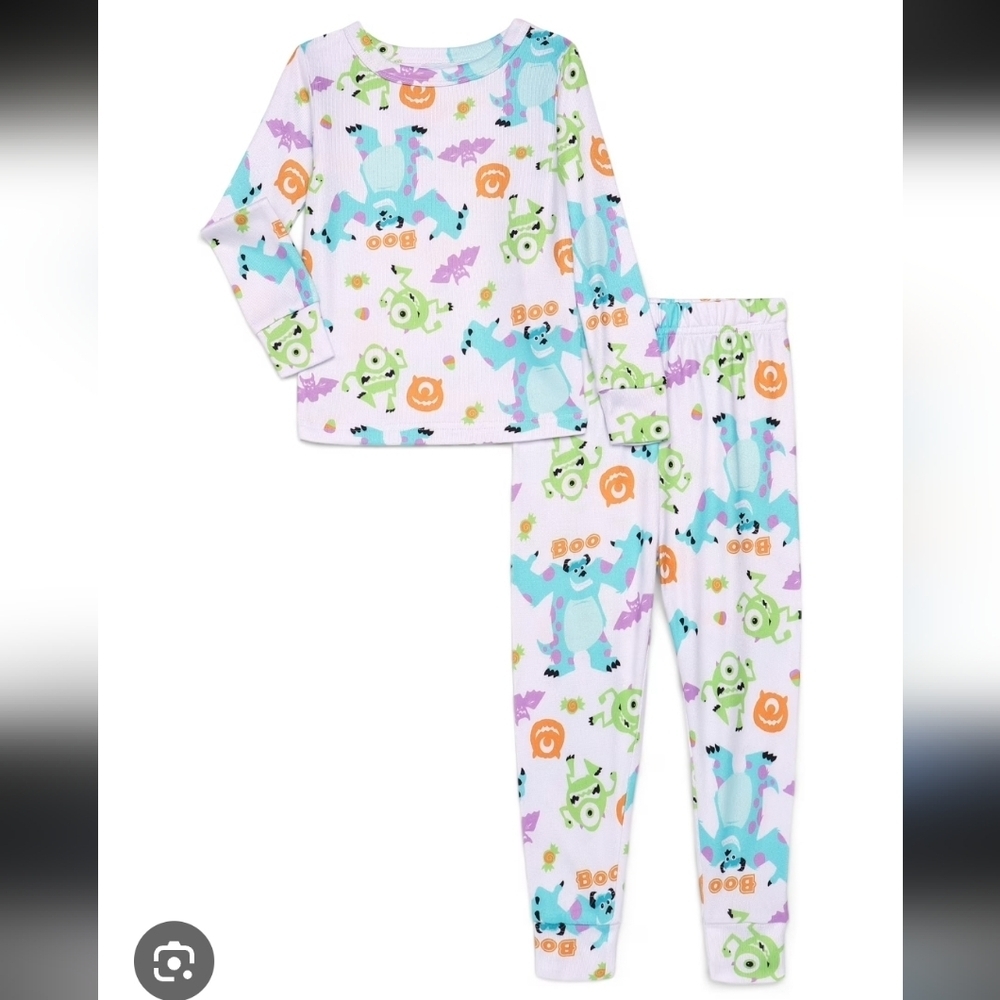 Disney Monster's Inc 2 Piece Pajama Set Size 2T
